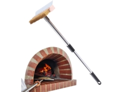 Cepillo Y Raspador Para Piedra De Pizza Limpiador Barbacoas Exteriores Herramienta Resistente Cocinar Al Aire Libre