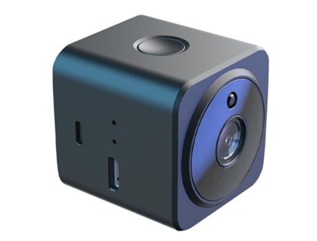 Cámara de seguridad inteligente compacta para interiores, video HD de 1080p, visión nocturna, detección de movimiento, audio bidireccional, fácil c...