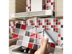 24 Adhesivos Decorativos Rectangulares De Mármol Para Paredes De Baño Y Cocina.