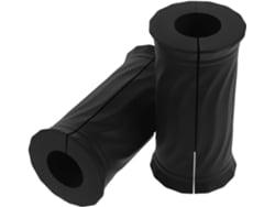 Mancuernas con empuñaduras de silicona antideslizantes, de 10 cm, para entrenamiento de fuerza, para uso en interiores.