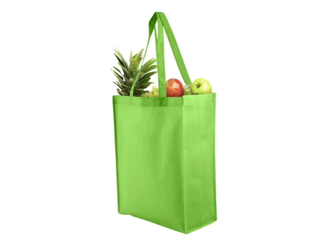 115 Sacolas Ecológicas Verde Limão 34x38x15vayotoy