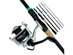 Juego De Cañas Feeder 1,8/2,1 M, Pesca Carpa, Relación Engranajes 5,2:1/7,2:1, Resistencia Máxima 8 Kg, Con...