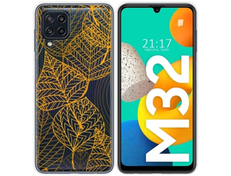 Carcasa Samsung Galaxy M32 TUMUNDOSMARTPHONE Dibujos Transparente Multicolor