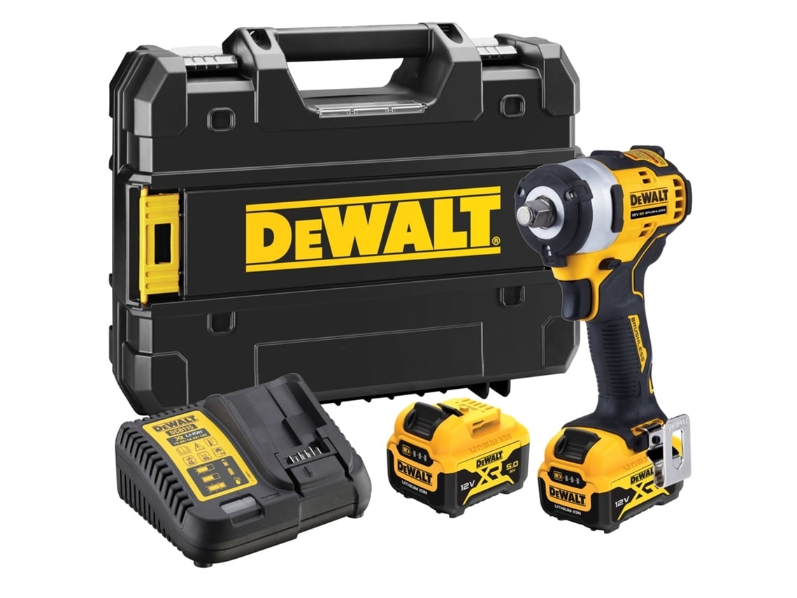 DEWALT DCF901P2-QW - Llave de Impacto sin escobillas XR 12V Li-Ion 5Ah