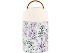 Termo Térmico Morado Y Amarillo Con Cuchara, 500 Ml, Acero Inoxidable, Para Alimentos Calientes Grado Ali...