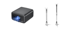 Proyector, 2800 lúmenes ANSI, resolución de 1920 x 1080, compatible con Q12w Pro y OEM