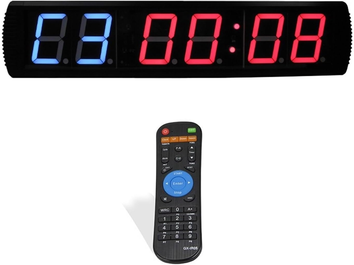 Reloj Digital Led Programable De Gran Tamaño (4 Pulgadas) Con Temporizador De Intervalos Y Cuenta Regresiva.