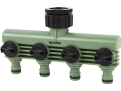 Adaptador COFAN Colector De Riego 4 Salidas Ajustables