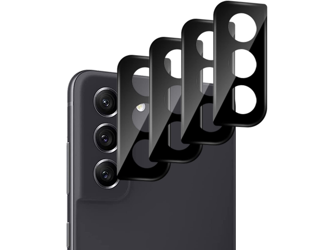 Conjunto de Protectores de Lente Câmera Fe Dureza Arranhões Hd Sem para Samsung Galaxy S21 HONGWE. Vidrio Templado (4un)