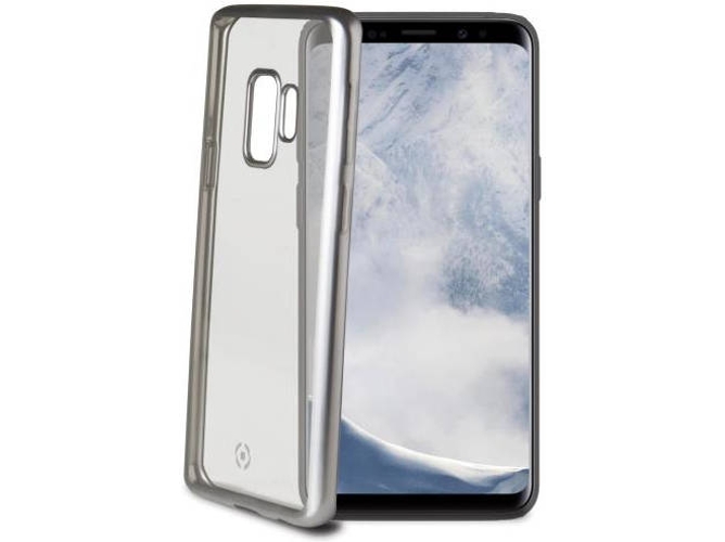 Carcasa Samsung Galaxy S9 CELLY Láser Plateado