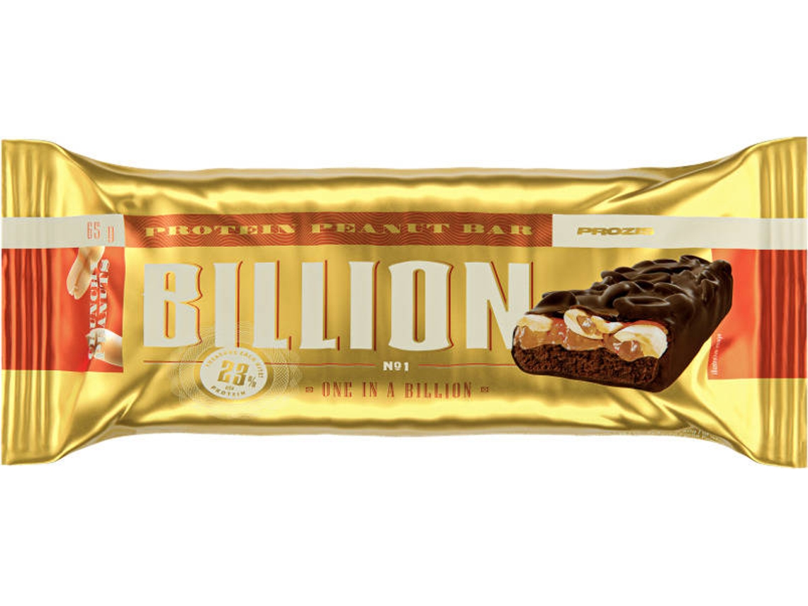 Barrita de proteína Billion Peanut (65 g) PROZIS
