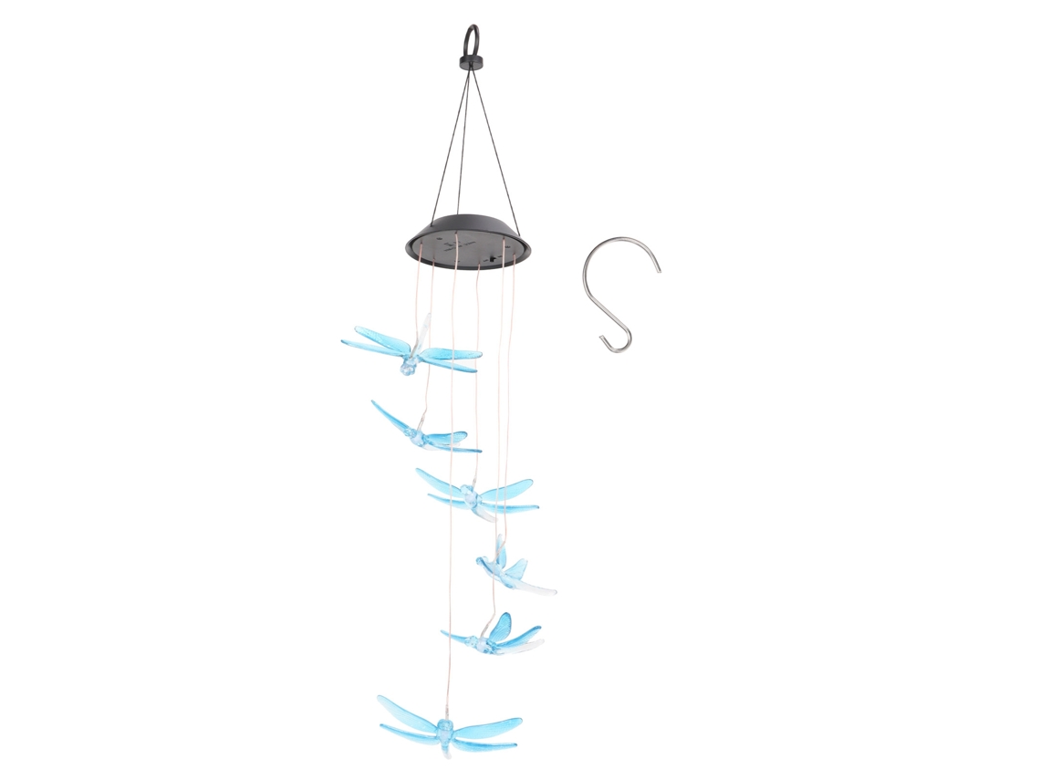 Luz Solar Led (alimentada Por Solar, Resistente Al Agua Al Aire Libre) Luz Decorativa De Campana De Viento Para Patio, Jardín, Camino Y Césped