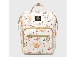 Mochila de maternidad de ocio, gran capacidad, mochila con estampado de pájaros, elegante y práctica bolsa de viaje Gertiz