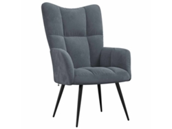 Sillón de salón, sofá de diseño moderno en terciopelo gris oscuro Dec026696