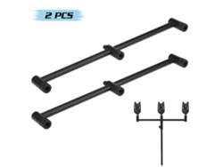 Danu26-soporte Para Cañas De Pesca Carp Fishing Buzz Bars Con Reposo Y Alarma De Picada Pack 1/2 Piezas