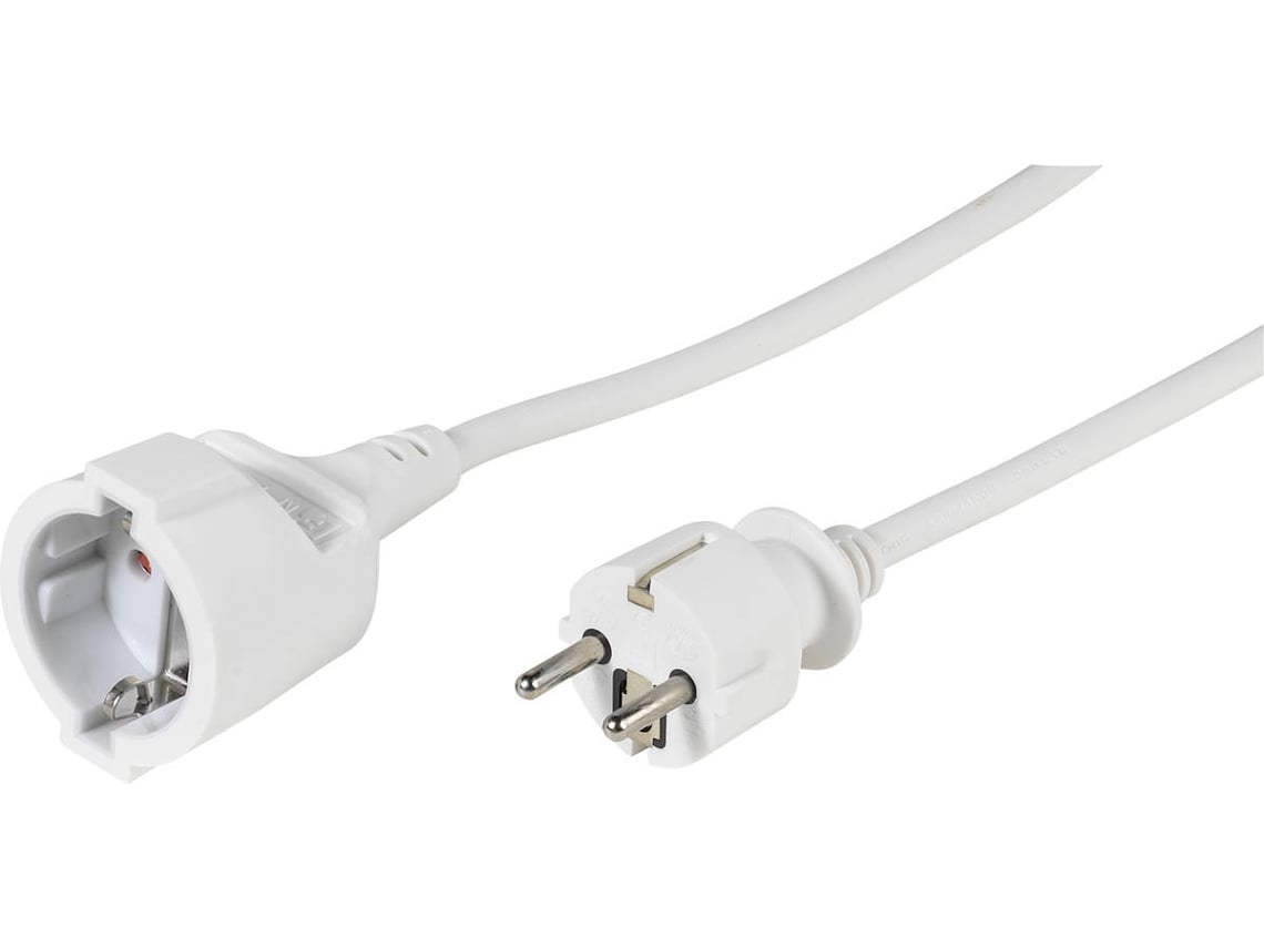 Alargador 6T VIVANCO 1T M-F 10 m (Blanco)