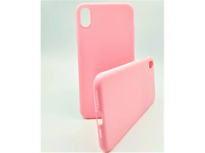 Funda iPhone XS Max Silicona Rosa
