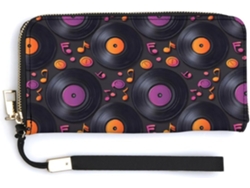 Cartera Cuero Con Cremallera Para Mujer Diseño Estampado