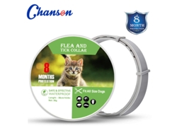 Colar Antiparasita Para Gato, 8 Meses De Proteção, Seguro, À Prova D‘água, Ajustável.