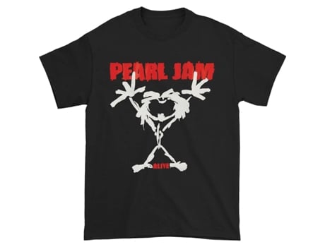 Camiseta ROCKINSTONE Pearl Jam Stickman (XL)