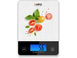 Báscula de cocina digital, alta precisión con múltiples unidades de medida, diseño elegante y compacto, ahorra espacio, ideal para cocinar y fácil