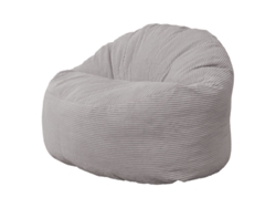 Puf de Pana Bananair 100 cm Gris Claro