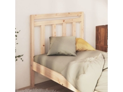 Cabecero De Cama Madera Maciza De Pino 81x4x100 Cm