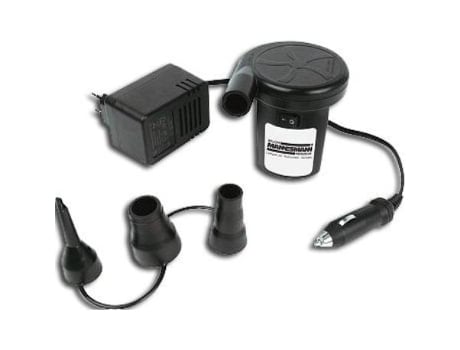 Lams bomba aire para inflar electrica y coche+3 boquillas 01730