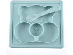 MEOIRUERY Juego de comedor para bebé cuidadosamente diseñado, platos de silicona divididos para niños pequeños con diseño extraflexible que se adhieren a las su