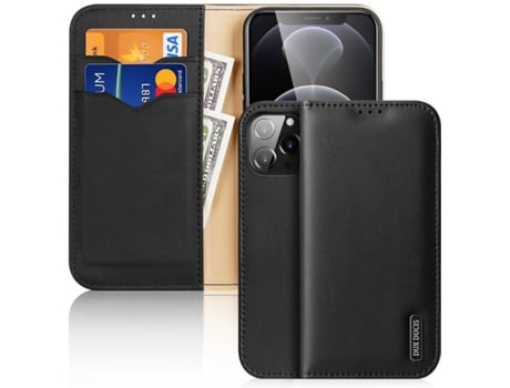 Carcasa Apple DUX DUCIS iPhone 13 Pro Max Leather Negro