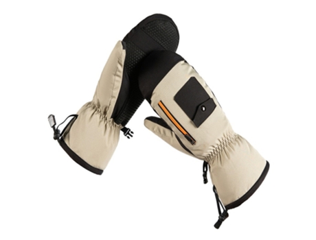 Guantes à Prova de Água de Hombre KKVOGMLE De Para Nieve Aislamiento Clima Frío Extremo Cálido Pantalla Táctil Adultos Tecido Blanco