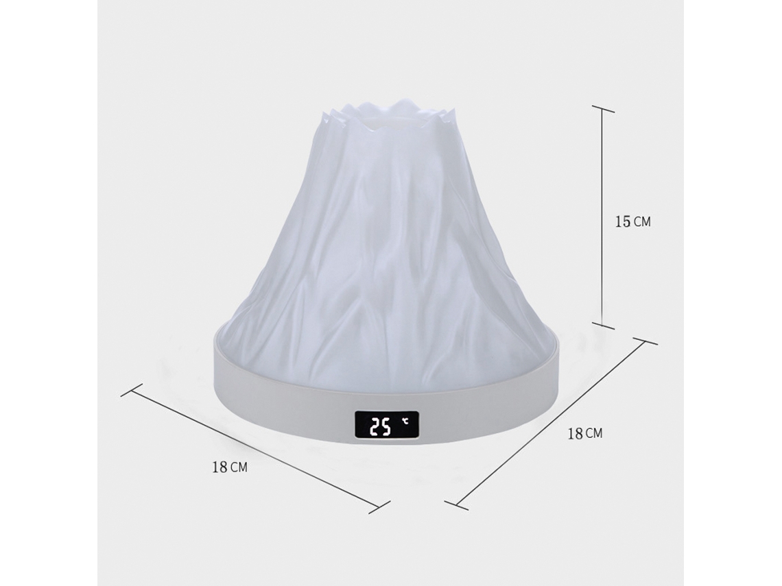 Lámpara de noche multifuncional ATS para bebés con 3 modos de luz, brillo ajustable e indicador de temperatura, ideal para niños y para la lactancia.