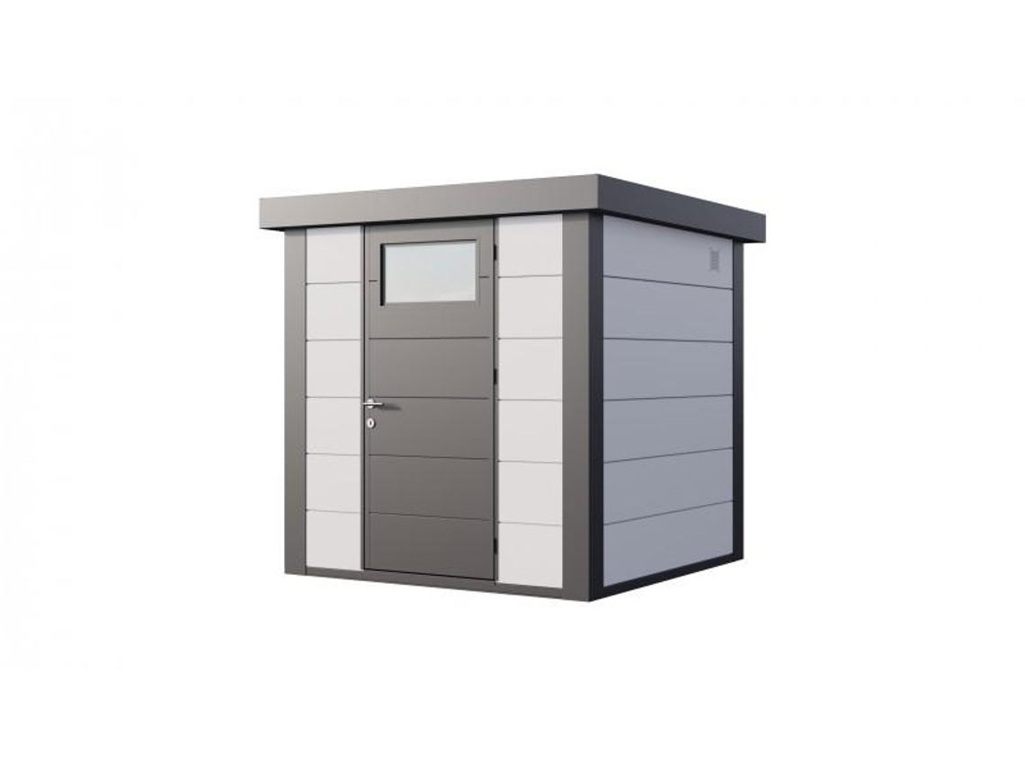 Caseta de Jardin metálica NH2 | Blanco | 208 x 208 - NOVO HABITAT