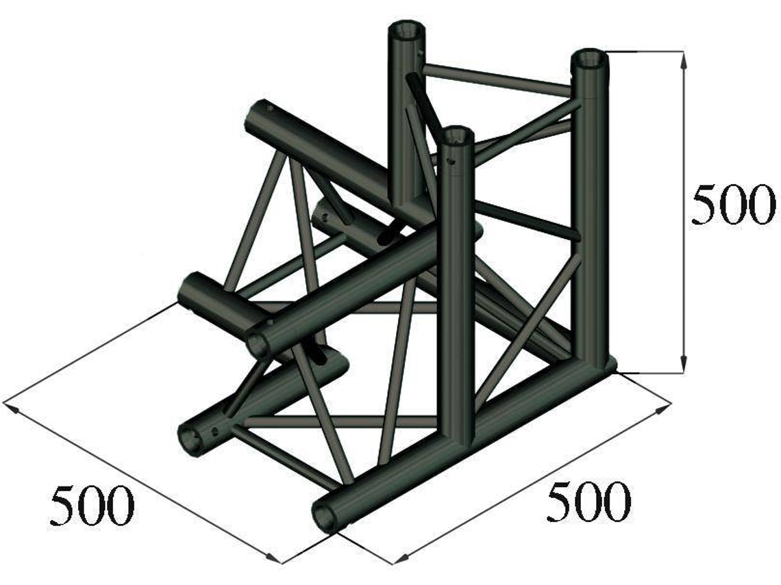 Armadura ALUTRUSS S-PAL-34 3 Vías left