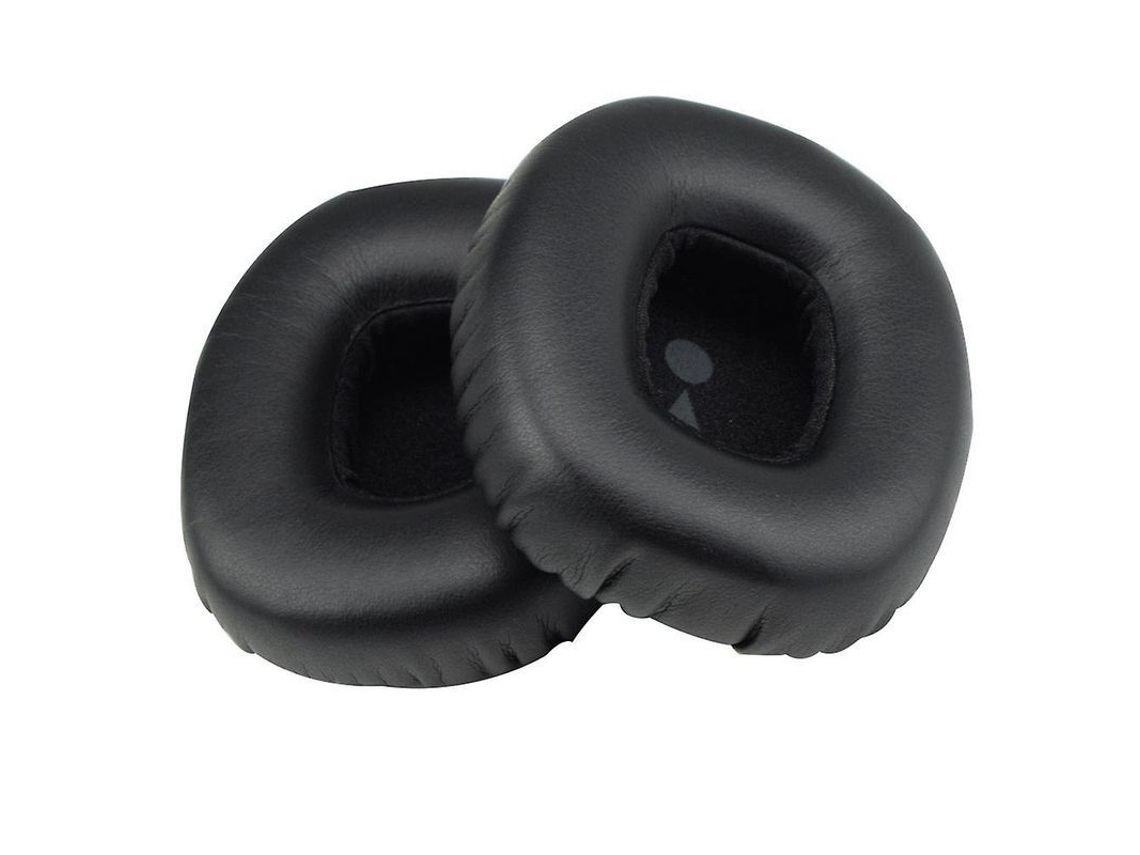 Par De Almohadillas Para Auriculares Compatibles Con Jbl J55 J55a J55i J56 J56bt, De Piel Proteica Negra.