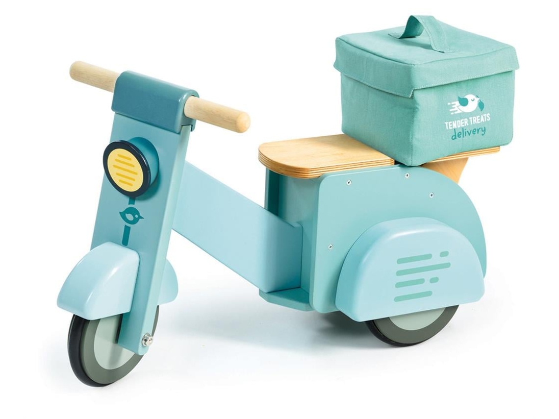 Patinete de reparto de madera Tender Leaf con bolsa de lona