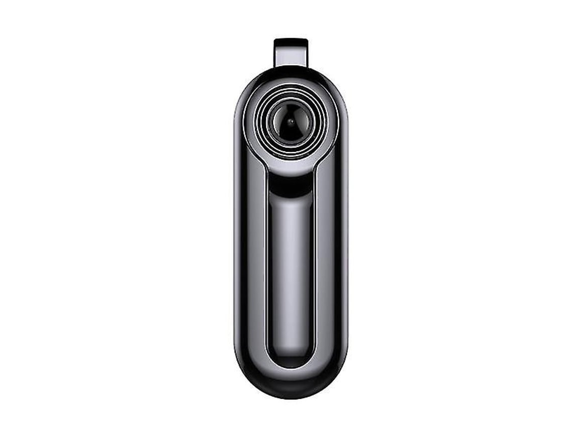 Mini cámara espía portátil con clip para cinturón, 16 GB, color negro, USHION