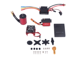 Kit de motor sin escobillas S3650 4300kv con ESC 60a y servo de 25kg