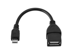 Cabo Adaptador Otg Micro Usb Para Usb Fêmea Interface V8 Para Android Celular Tablet Plug And Play