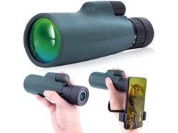 Telescopio monocular 10x30 HD Bak4 Prism IP68, visor, smartphone, caza, senderismo, conciertos, viajes, verde, Yizhood