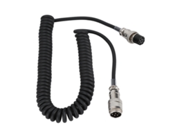 Cable De Extensión De Micrófono En Espiral De 8 Pines Macho-hembra Para Transceptores