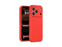 (rojo, Iphone 17) Funda De Silicona Líquida Para Iphone, Cobertura Total Sin Huecos, Protección De Botones De Una Sola Pieza.