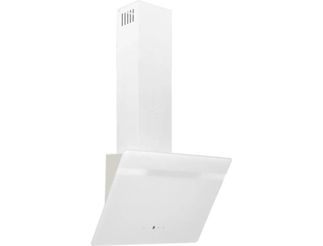 vidaXL Campana extractora pared acero y vidrio templado blanco 60 cm
