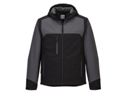 Chaqueta Softshell Con Capucha Kx3 - Resistente Y Funcional Negro / S
