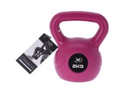 Pesa kettlebell 2 kg rosa