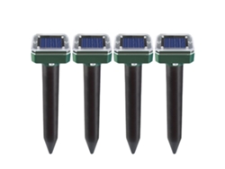 Ahuyentador De Roedores Con Energía Solar, Cuadrado, Cuatro Piezas, Impermeable, Para Uso Exterior., Resistente, Multifuncional, Viaje