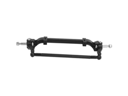 Eje Delantero Rc Sin Tracción Metálica, Palanca De Dirección Compatible Con La Serie Tamiya 1/14 Rc, 180 Mm