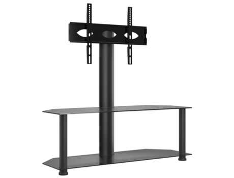 Mueble De Esquina Para Tv VIDAXL Negro Metal (110x40x40 cm)