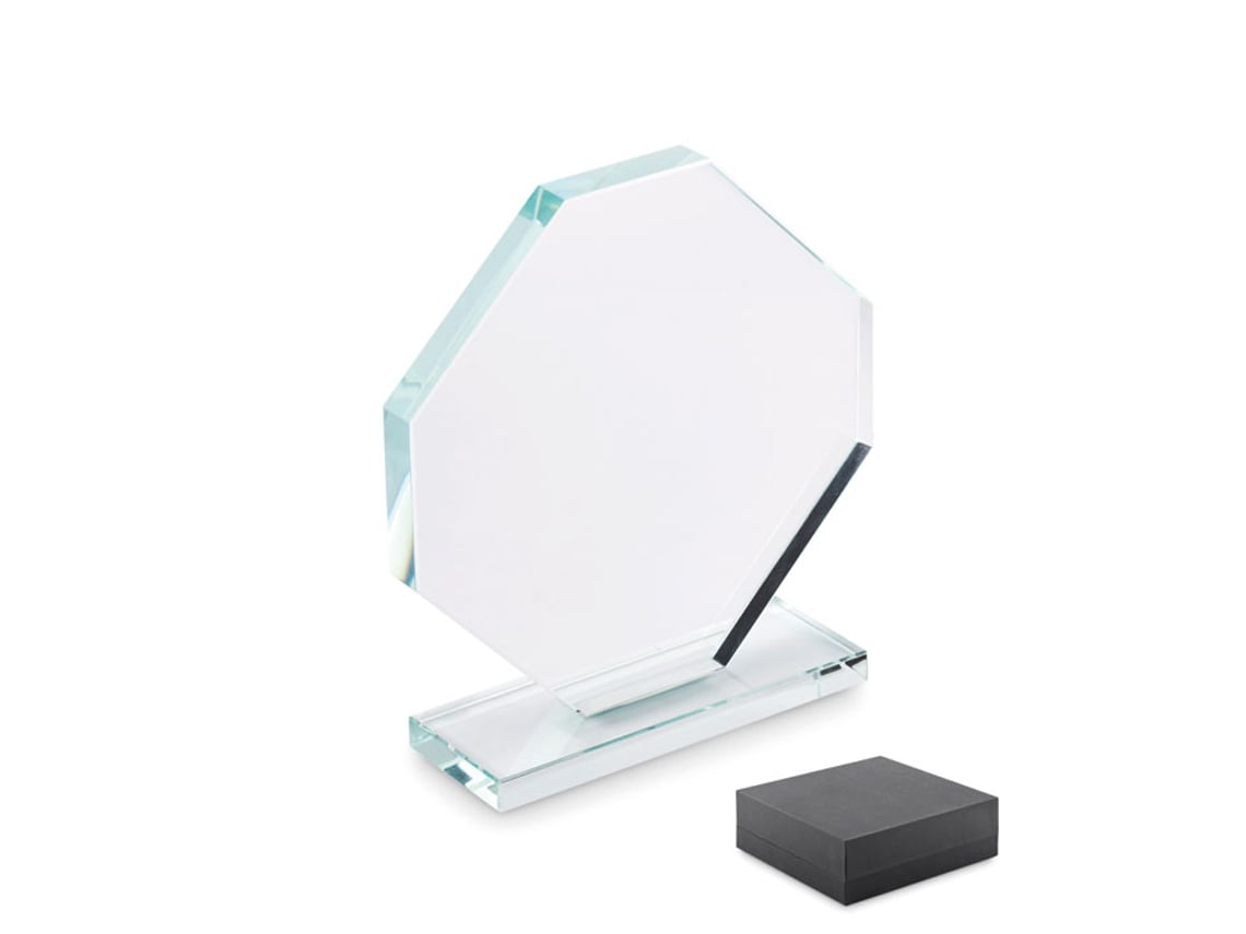 Trofeo De Cristal Con Caja