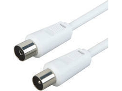 Cable de Antena SCHWAIGER (Coaxial - 1.5 m - Blanco)